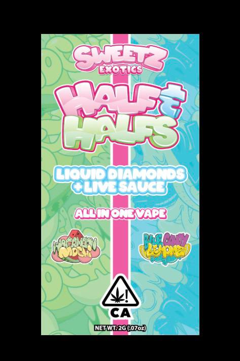 Sweetz Half And Half Watermelon Mochi x Blue Candy Lemonz