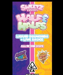 Sweetz Half and Half Purple Push Pop x Sunset Zerbet