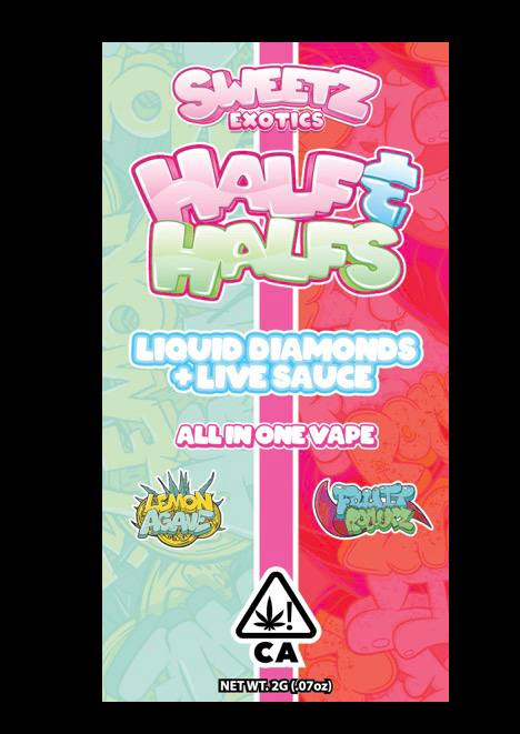 Sweetz Half And Half Lemon Agave x Fruit Rollupz